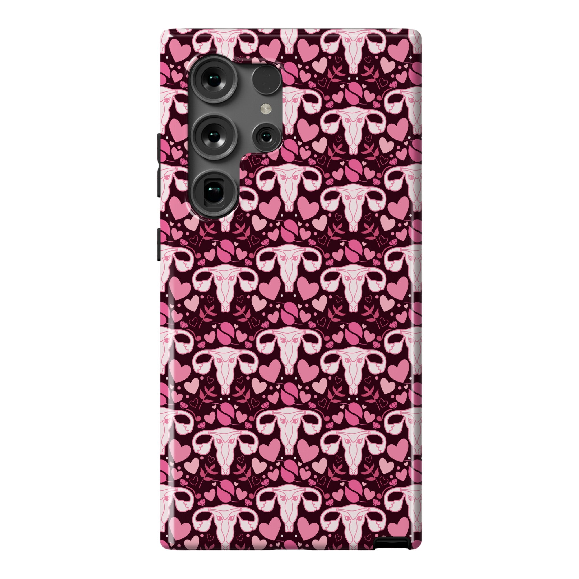 Uterus Pattern Phone Case